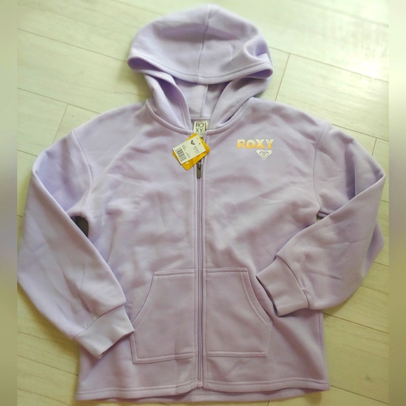 ROXY NEW girls Lavendula Zip Up Hoodie Jacket
